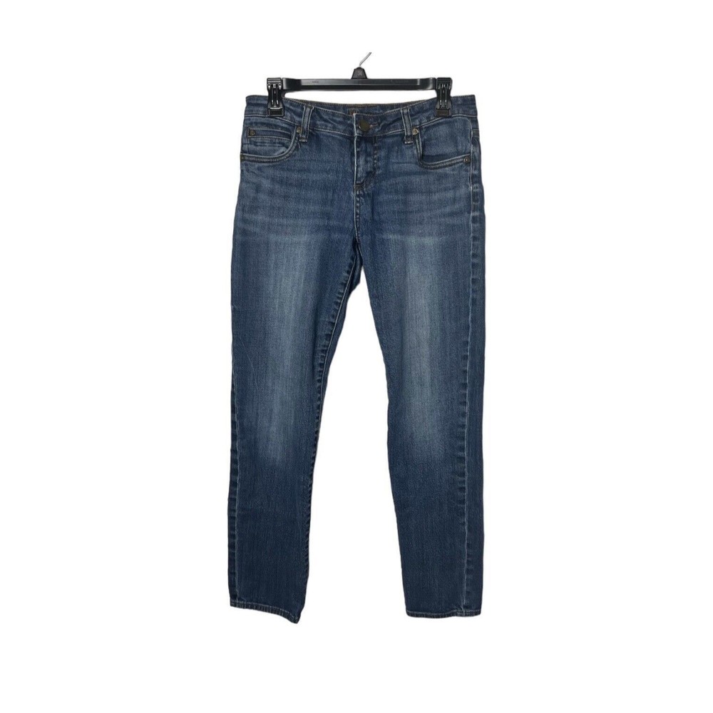 KUT From The Kloth Womens Katy Boyfriend Straight Leg Jeans KP494MN4 Size 4